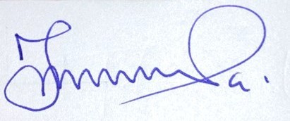 Dr. Tobias Ogola signature